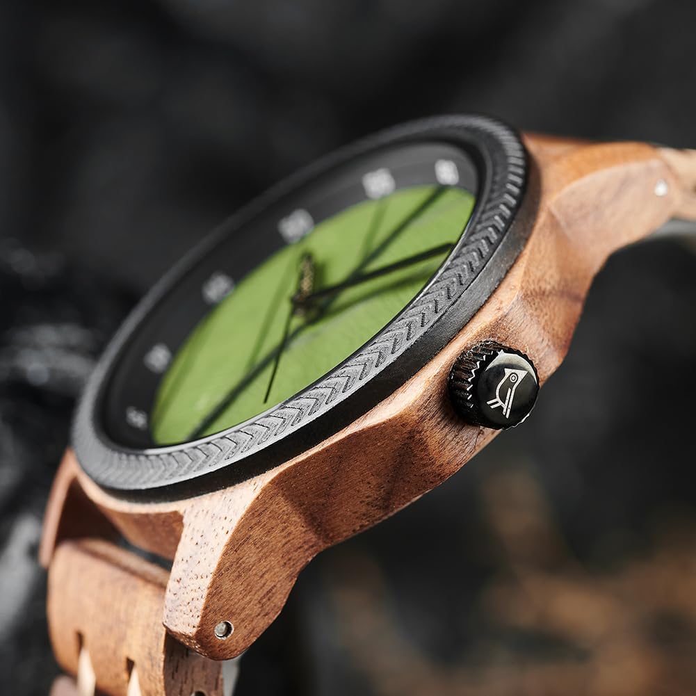 best Men's Wristwatch - ⁢EBONY Wood watch ‌for Men Review