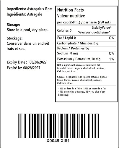 Miniatura 4 de 500g/1.1lb 100% raíz de astrágalo pura. Hierbas secas a granel Huangqi, hierbas chinas, astrágalo orgánico, con codonopsis y astrágalo hierbas de