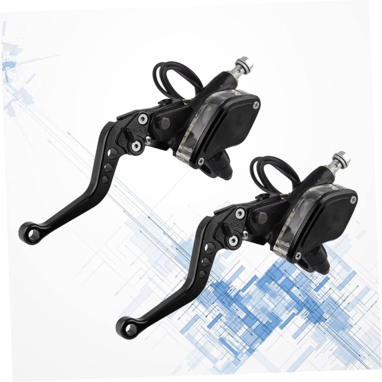 Unomor Motorcycle Handlebar Brake Clutch Lever Front Brake Clutch Aluminum Alloy Avid Hydraulic Master Cylinder for Scooters