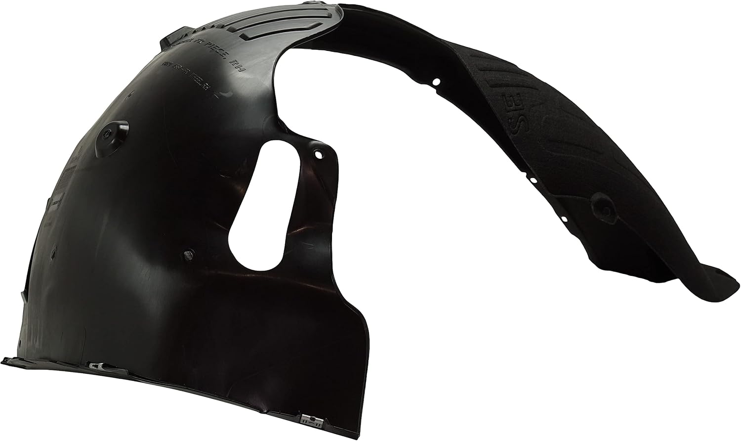 Garage-Pro Fender Liner For 2018-2019 Hyundai Sonata Front Passenger Side Inner Exc Hybrid w/o Etched Front Scuff Plate w/Chrome