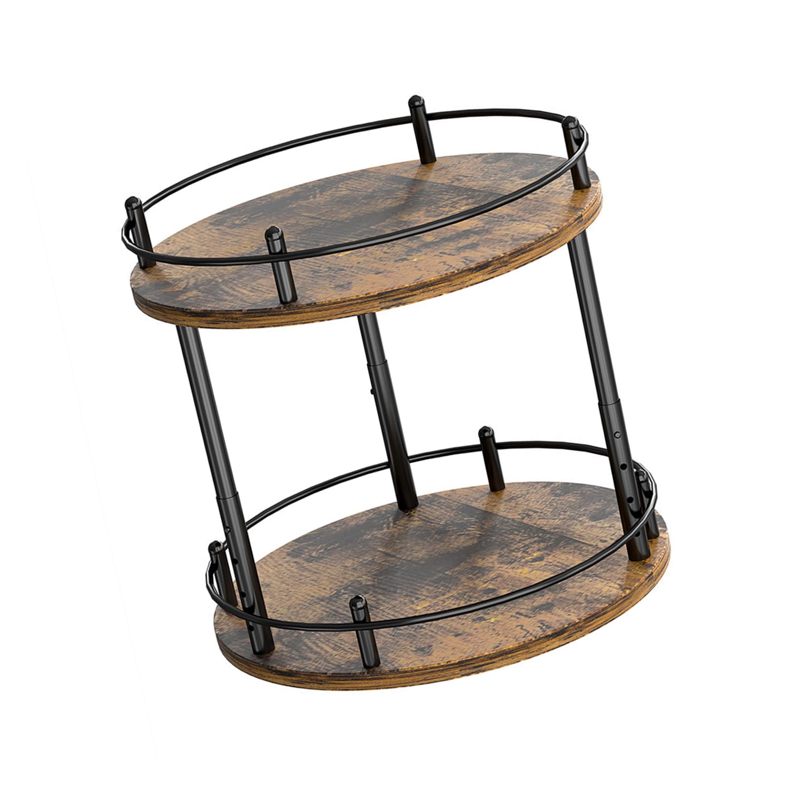 Kaeltsyn Multipurpose 360 Degree Rack with 4 Height Addition for Organized Kitchen Counter Old Kitchen Planner