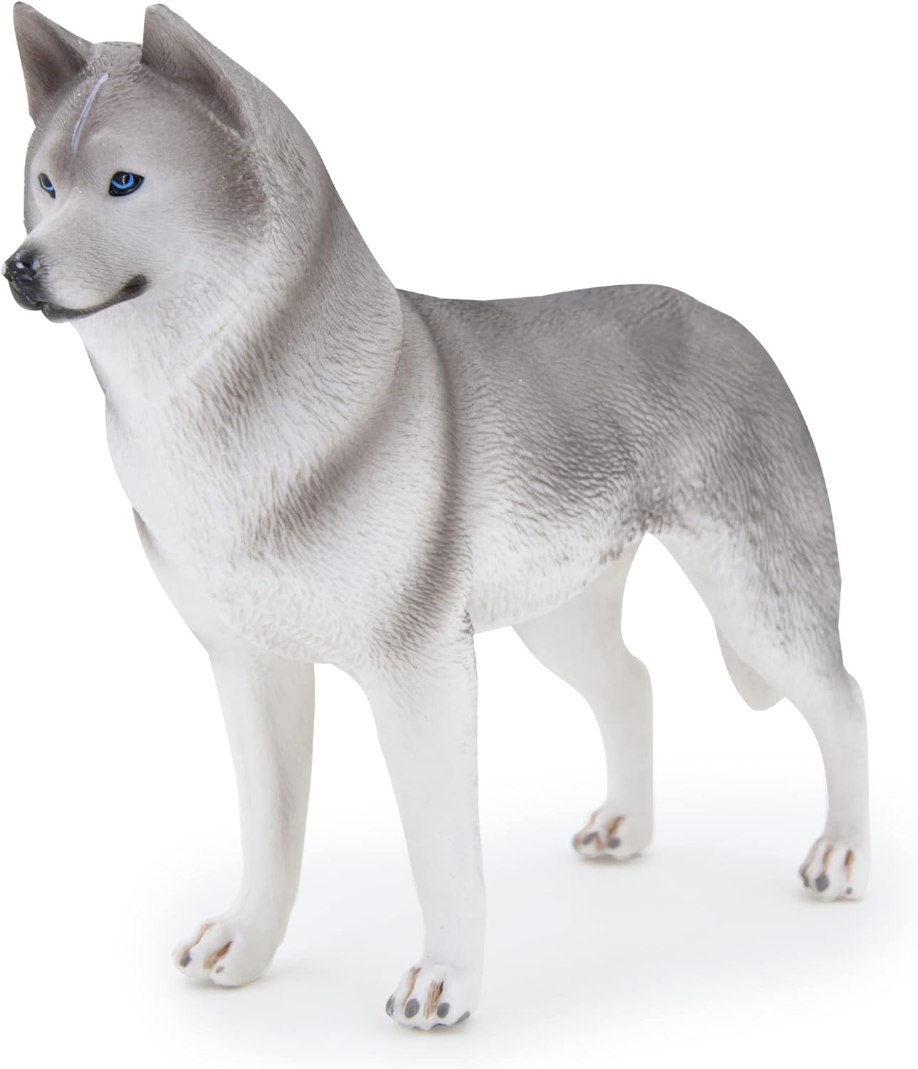 MODEBESO® Realistic Animal Figures,Siberian Husky Figurines