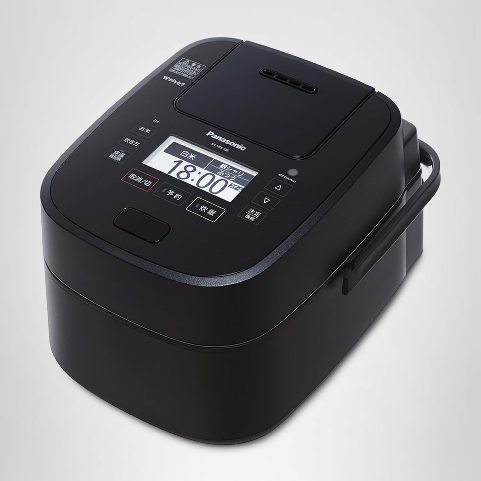 ★ほぼ新品★ パナソニック 炊飯器 1升 最高峰モデル SR-VSX180-K Amazon | パナソニック 炊飯器 1升 スチーム&可変圧力IH式 Wおどり炊き