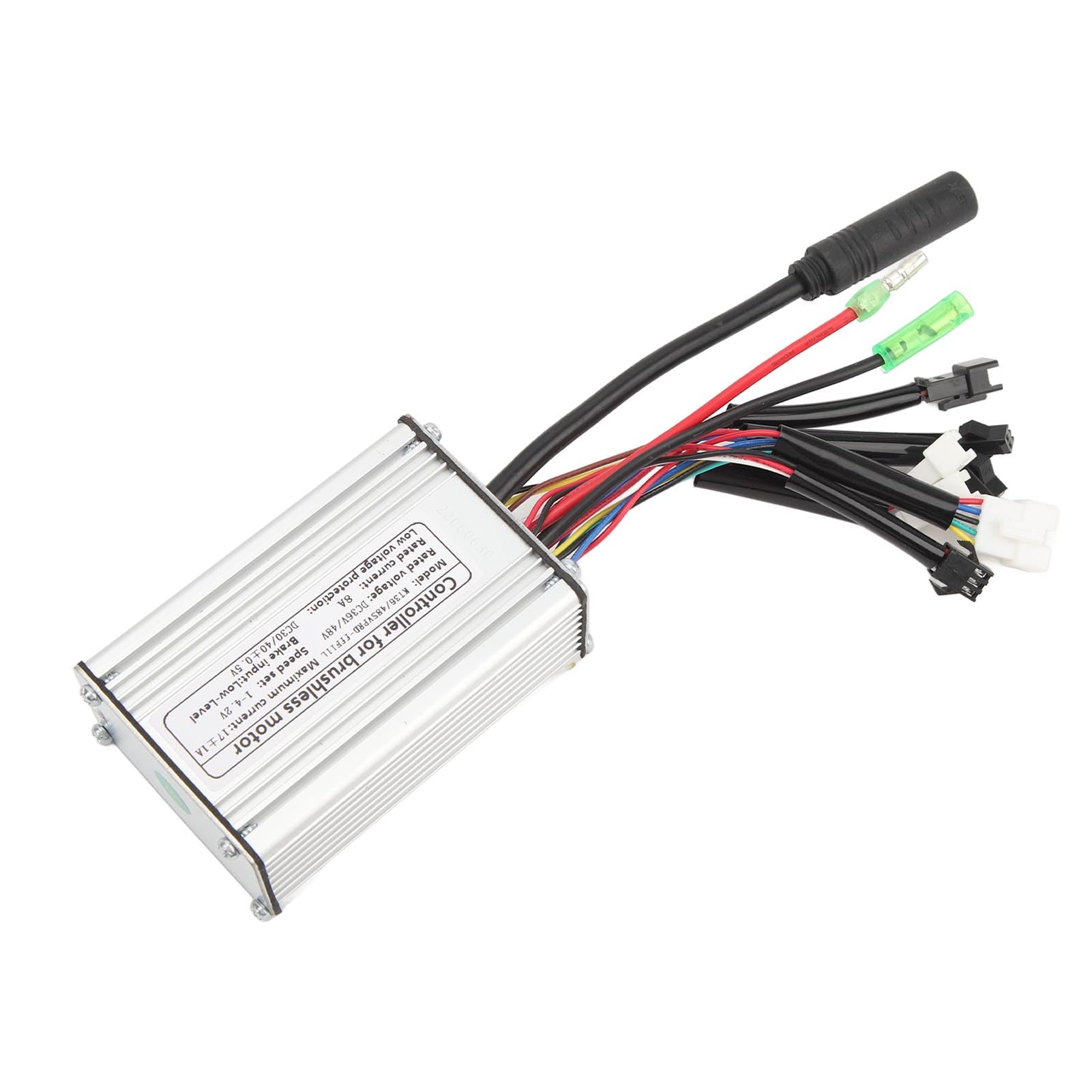 UMDHAYI do zestawu do konwersji roweru na elektryczny, kontroler sinusoidalny 17A, wyświetlacz LCD3U, przepustnica kciukowa, czujnik wspomagania mocy