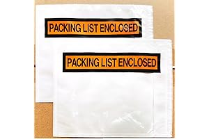 1000Pcs Packing Slips Pouches 4.5’x 5.5’ Packing Slips Envelopes Shipping Pouches Mailing Enclosed Bags