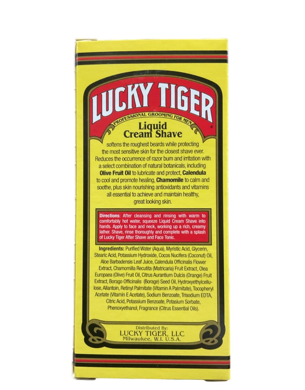 Lucky Tiger Liquid Cream Shave (Pack of 4)