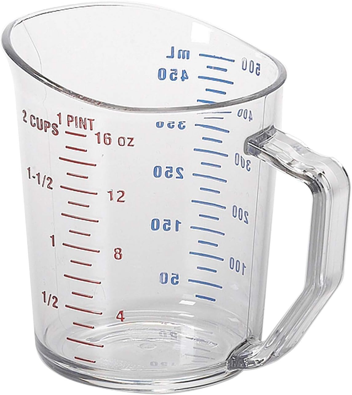 Cambro Camwear 1-Pint Polycarbonate Measuring Cup, Clear (50MCCW135)