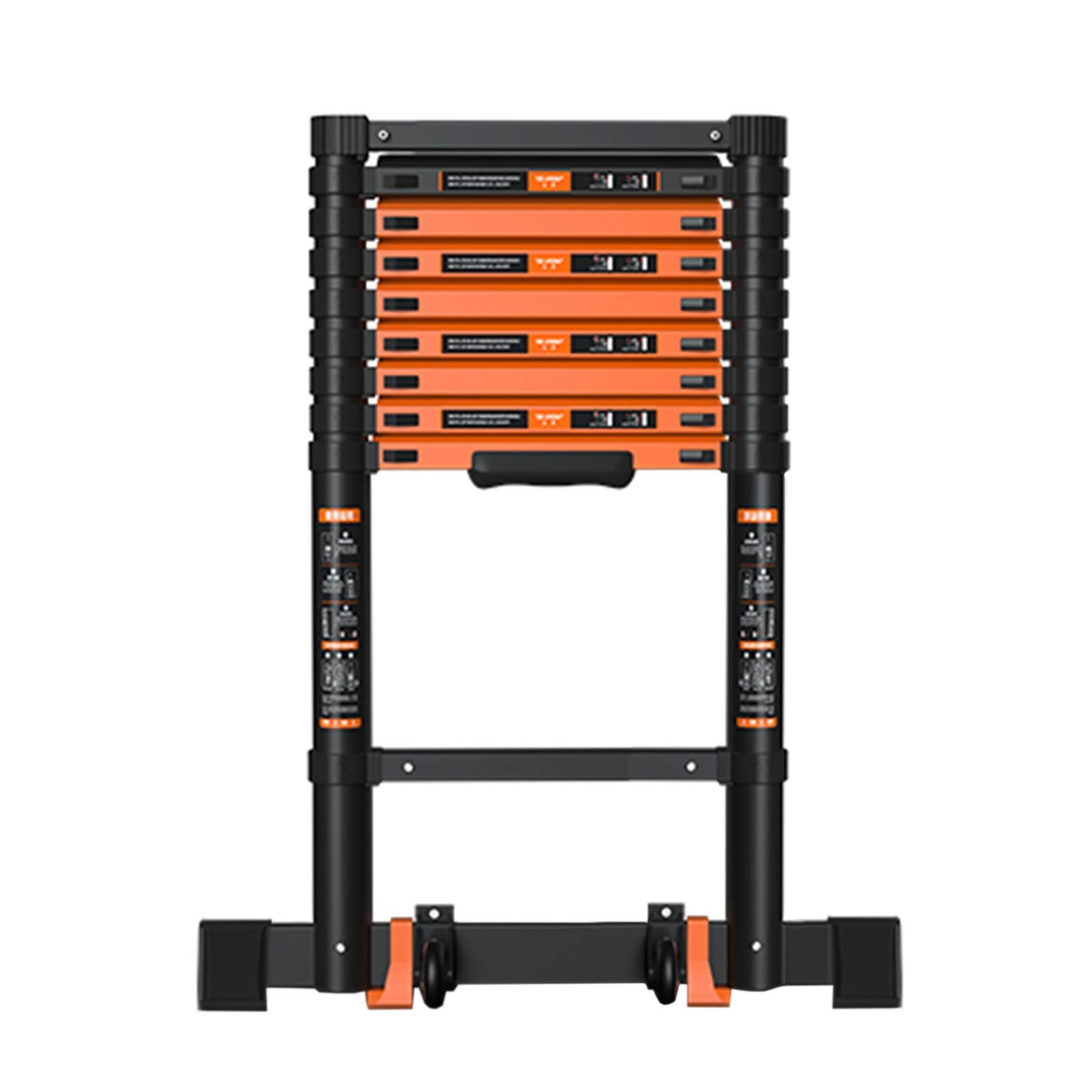 Amazon.co.jp: はしご、伸縮式格納式はしご、200Kg/440LbsMaxCapacity