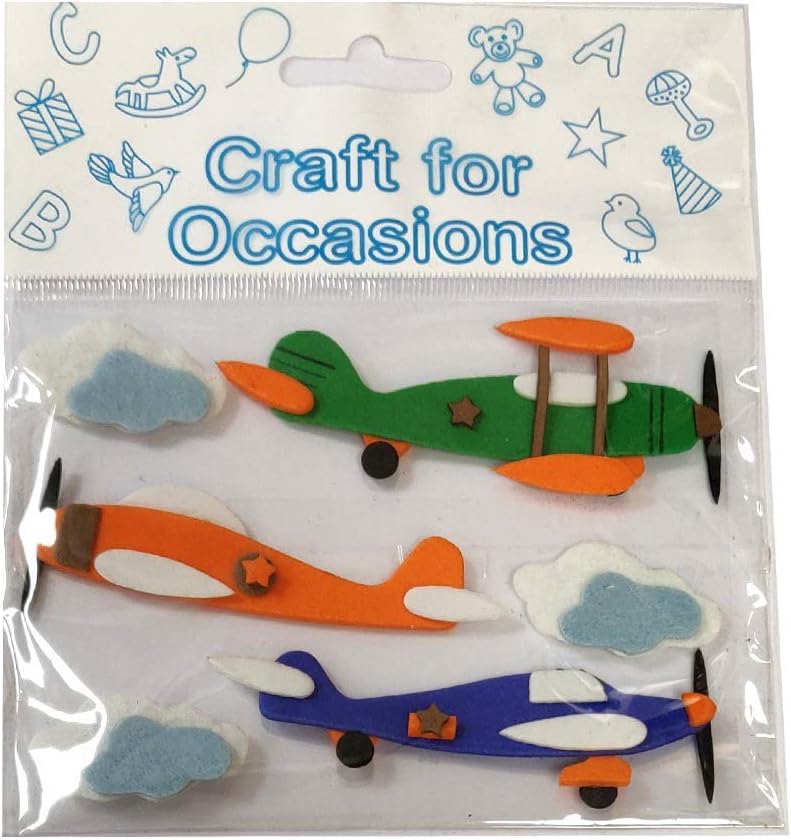Craft for Occasions 3D Foam stickers Plane set