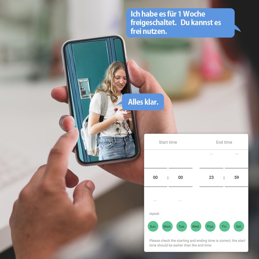 eLinkSmart Lucchetto a combinazione per armadietto da palestra con pulsante a 9 cifre, password e impronte digitali, app di sblocco senza chiave, lucchetto biometrico in metallo per armadietti per