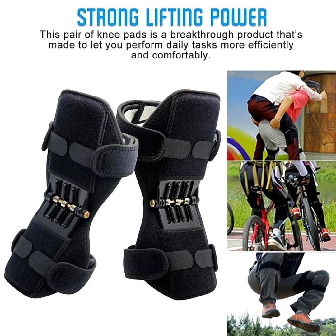 Sports Knee Braces Lightweight,Adjustable Knee Stabilizer Pads for Men Women weak Legs,for Extra Protection and Power