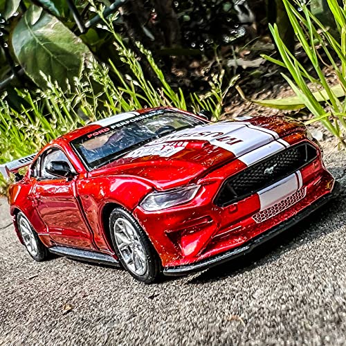 Modelo Ford Mustang 1:42, kit armable para niños miniatura 6