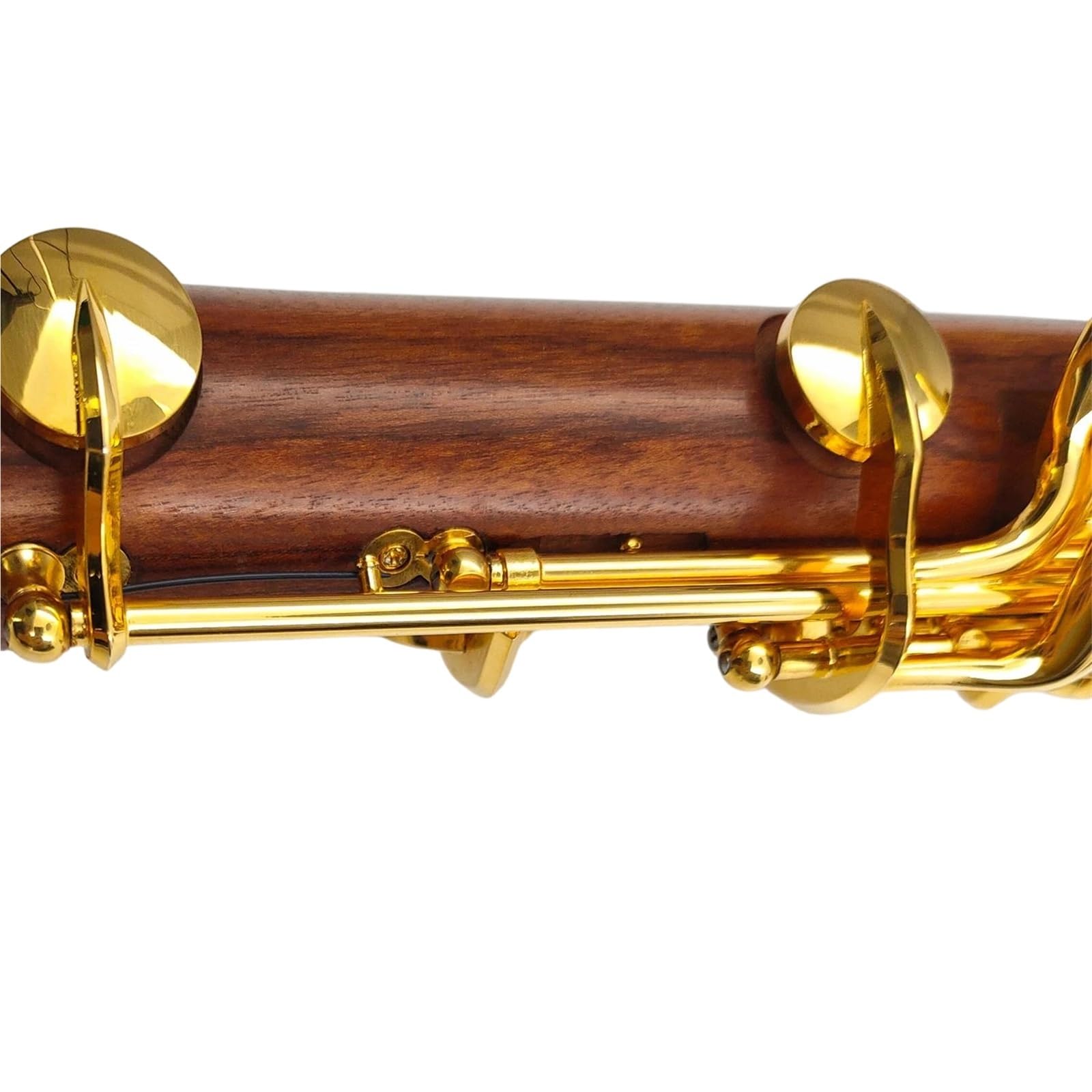 Professionelle Klarinette Professionelle Klarinette Bb Vergoldet 17 Tasten Korpus Aus Rotem Holz Und Palisander Für Musiker