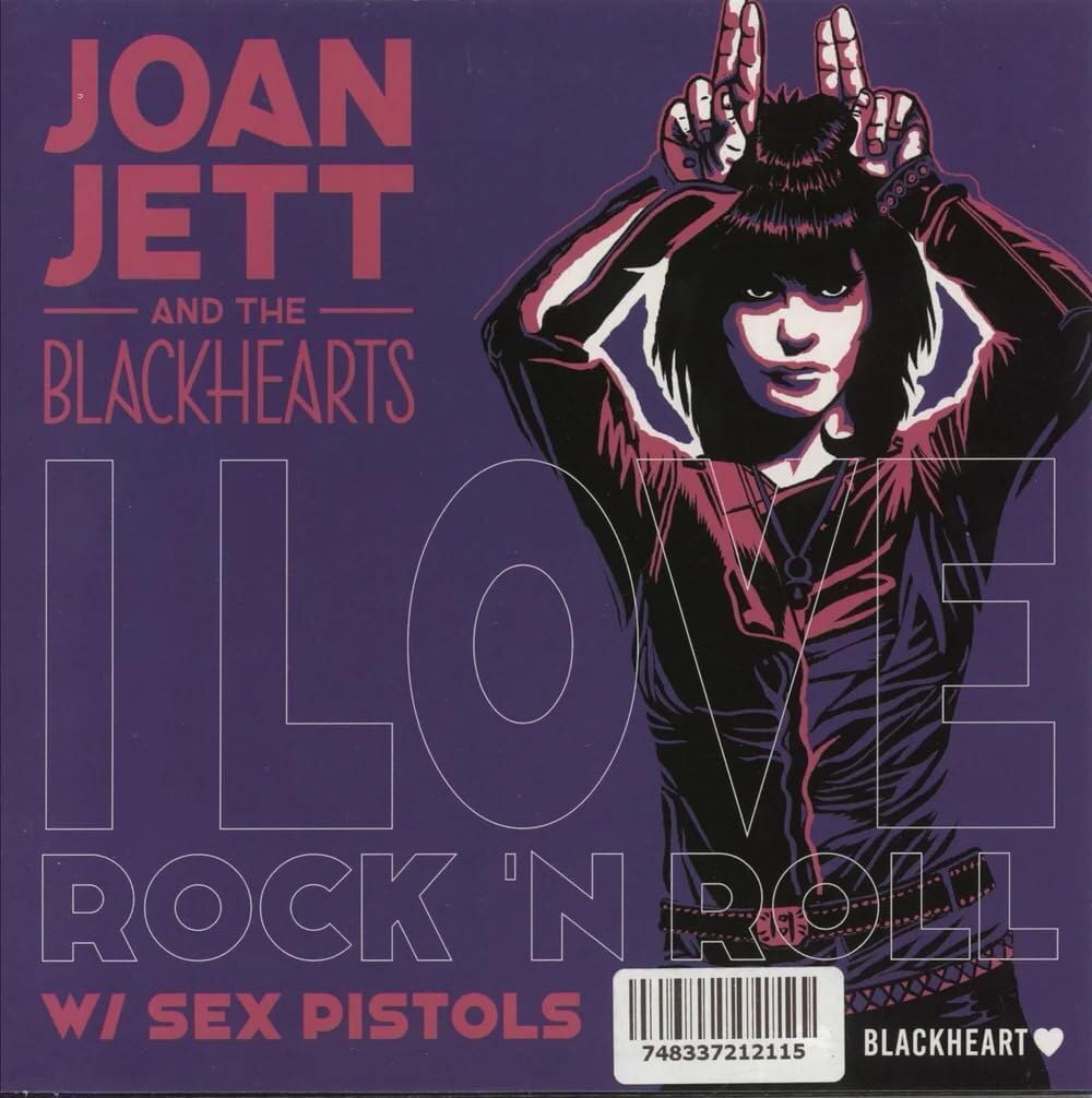 JOAN JETT & SEX PISTOLS 7"" Bad Reputation / I Love Rock N' Roll PINK VINYL 2025