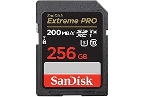 Fuji Camera Accessory: 256GB Extreme PRO SDXC UHS-I Memory Card (SDSDXXD-256G-GN4IN)