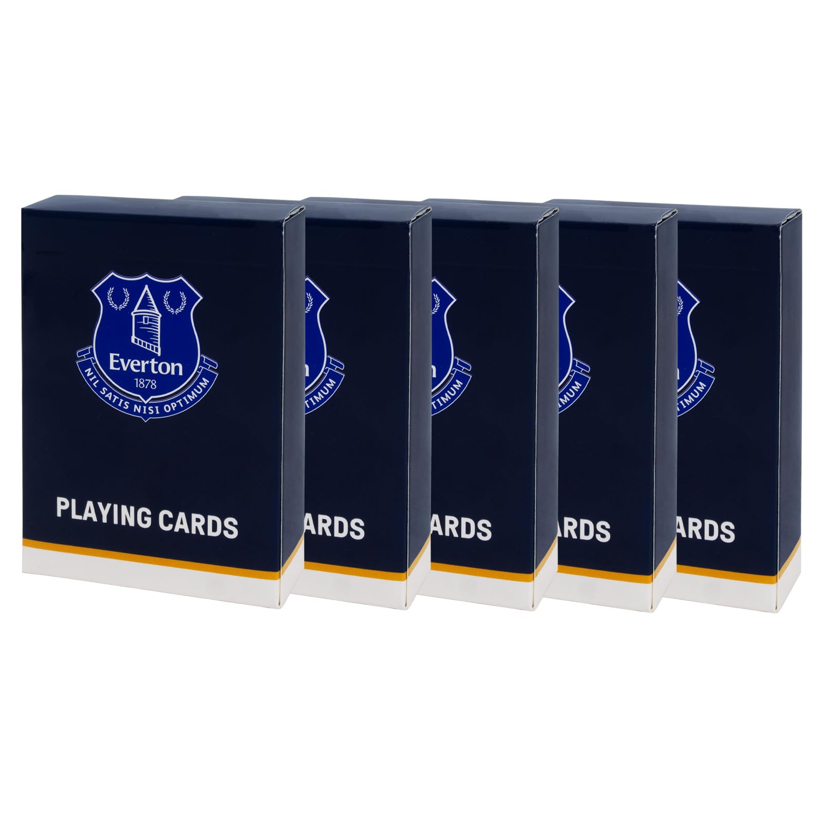 Everton F.C. Playing Cards - Official Football Gift 52-Card Deck, 5 Pack