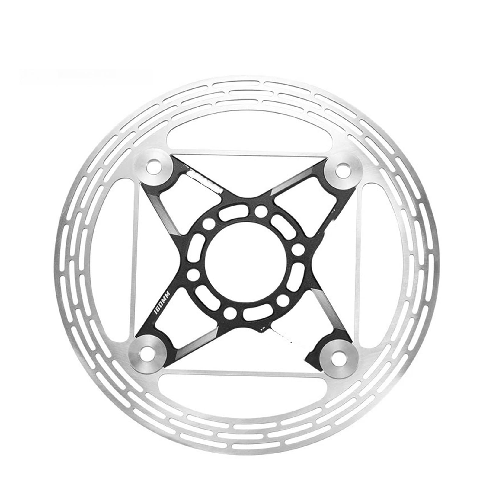Disco freno Rotore del freno a disco per bici da strada 140mm 160mm Compatibile con blocco centrale idraulico flottante a 6 bulloni in acciaio inossidabile(Screw 140MM)