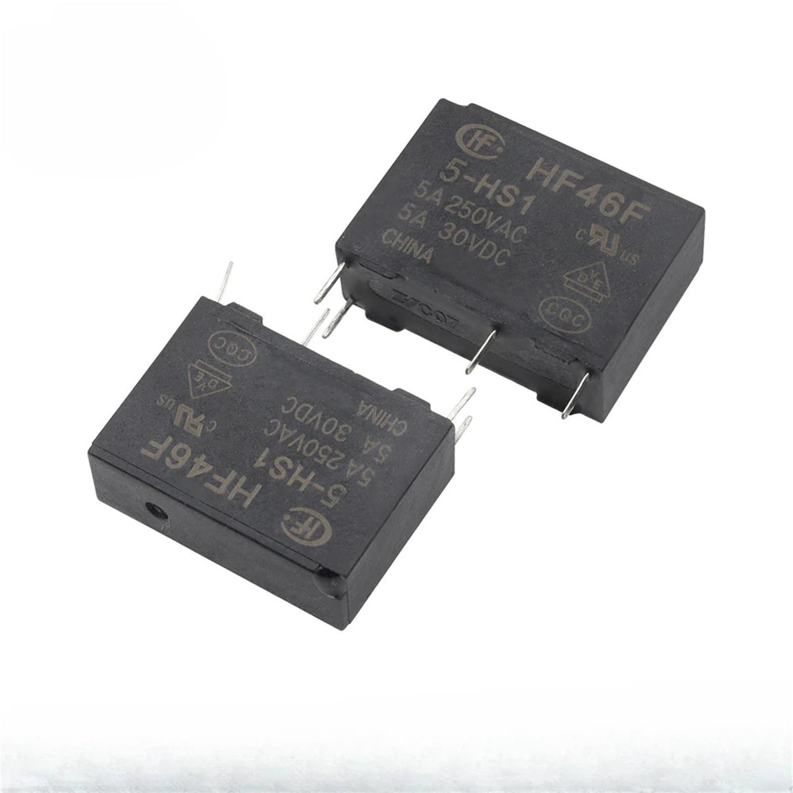 Relais de puissance 12V HF46F-12-HS1 5A à isolation renforcée 4 broches