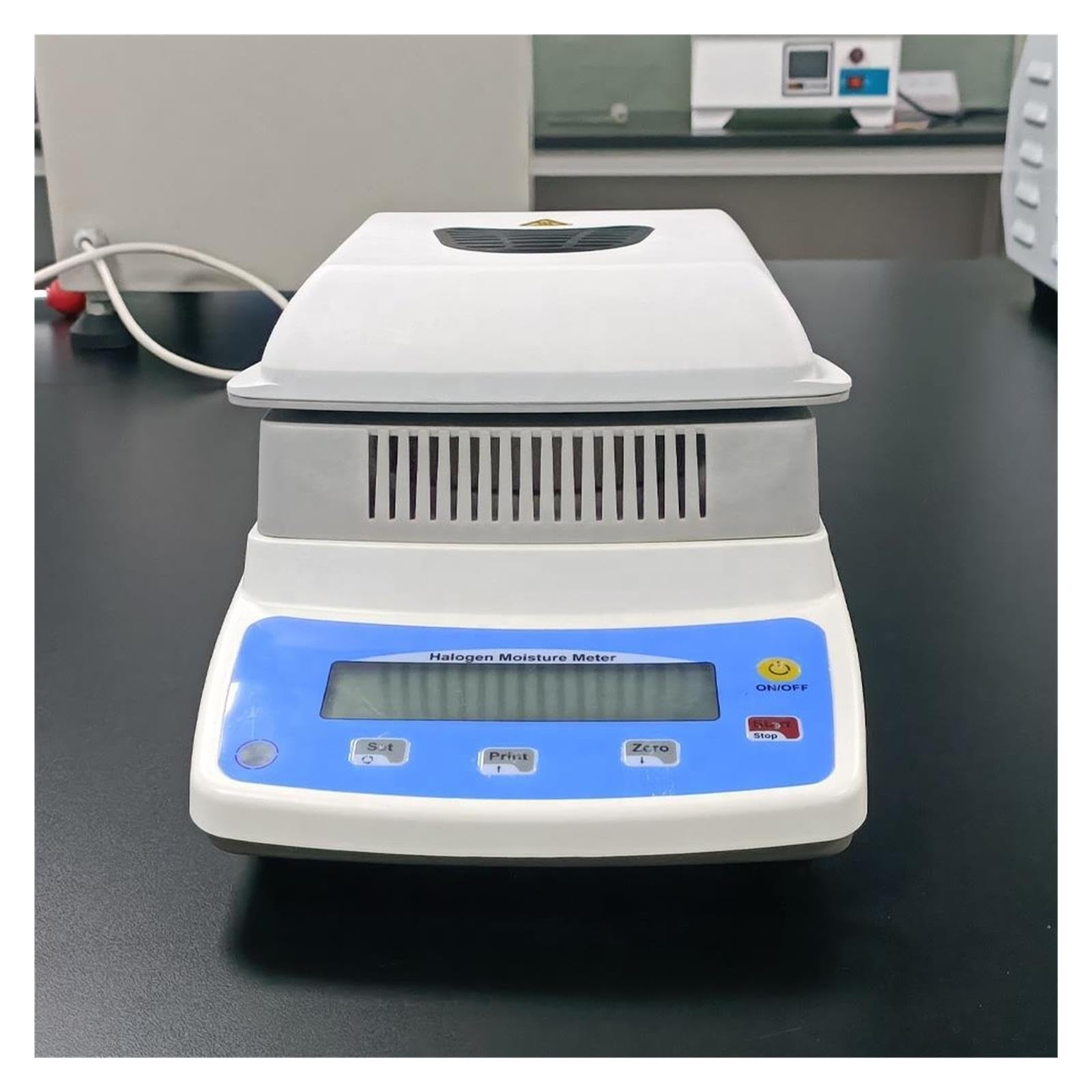 Analizzatore Di Umidità Alogeno Ad Alta Precisione Da Laboratorio Digitale Tester Del Contenuto Acqua Per Chicchi Caffè In Grani Plastica Alimentare(50A)