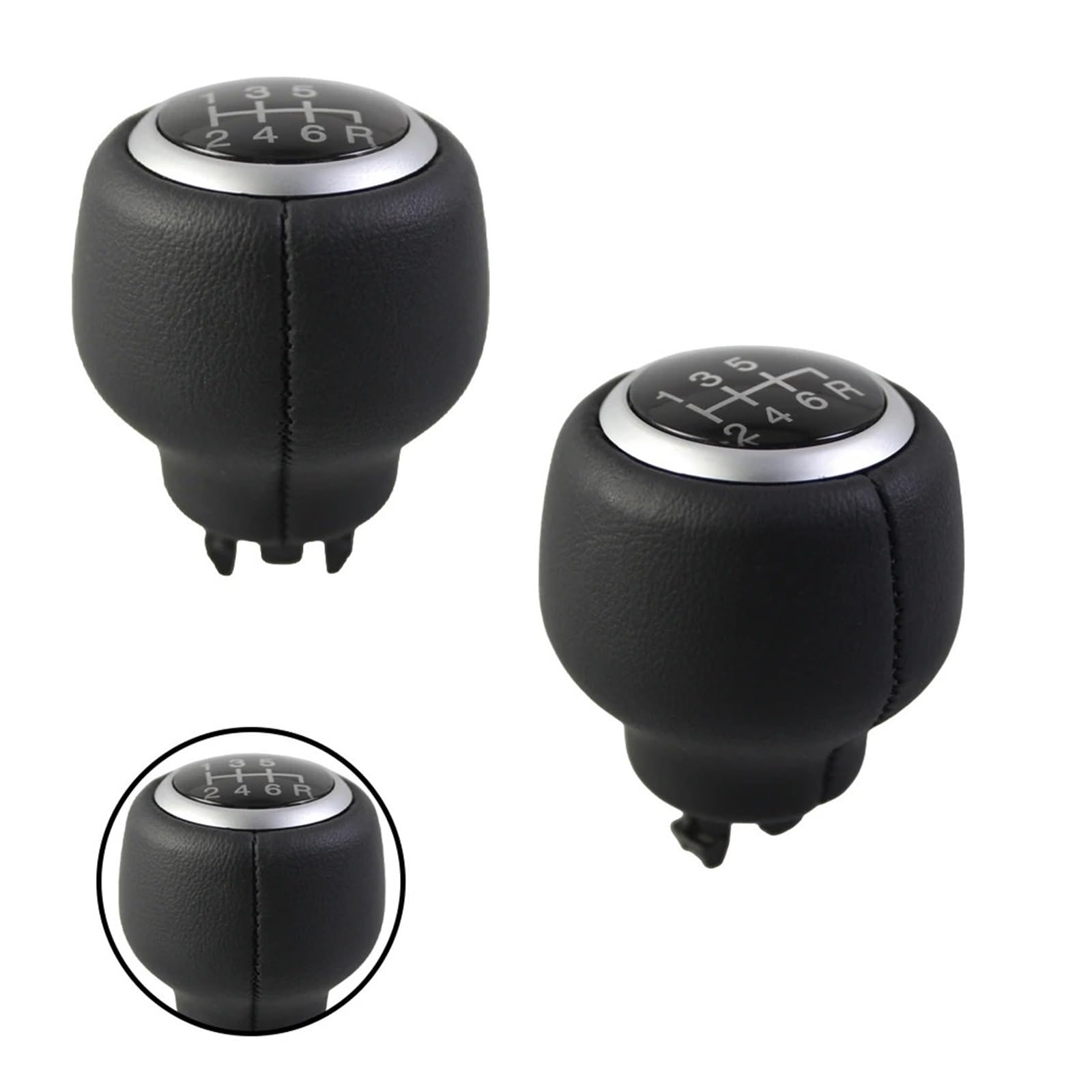 PLMNHSS Car Gear Shift Knob for Civic 2016-2019 54102-TBA-L02ZB Car Accessories(Leather 6 Speed)