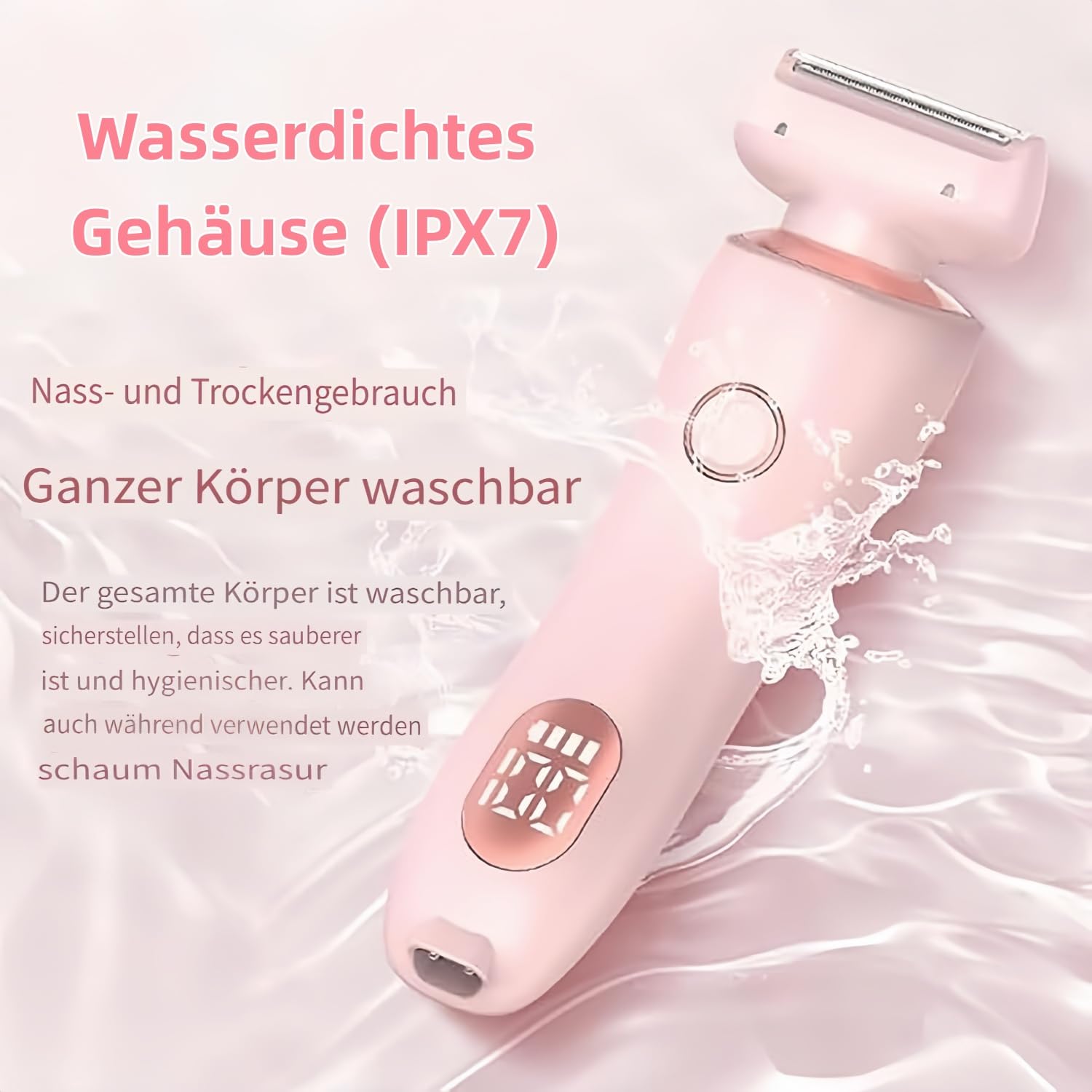 Boulina Glisse Pro Für seidig glatte Haut-Sanft und hautfreundlich, geeignet für die Nass- und Trockenanwendung (Blau)