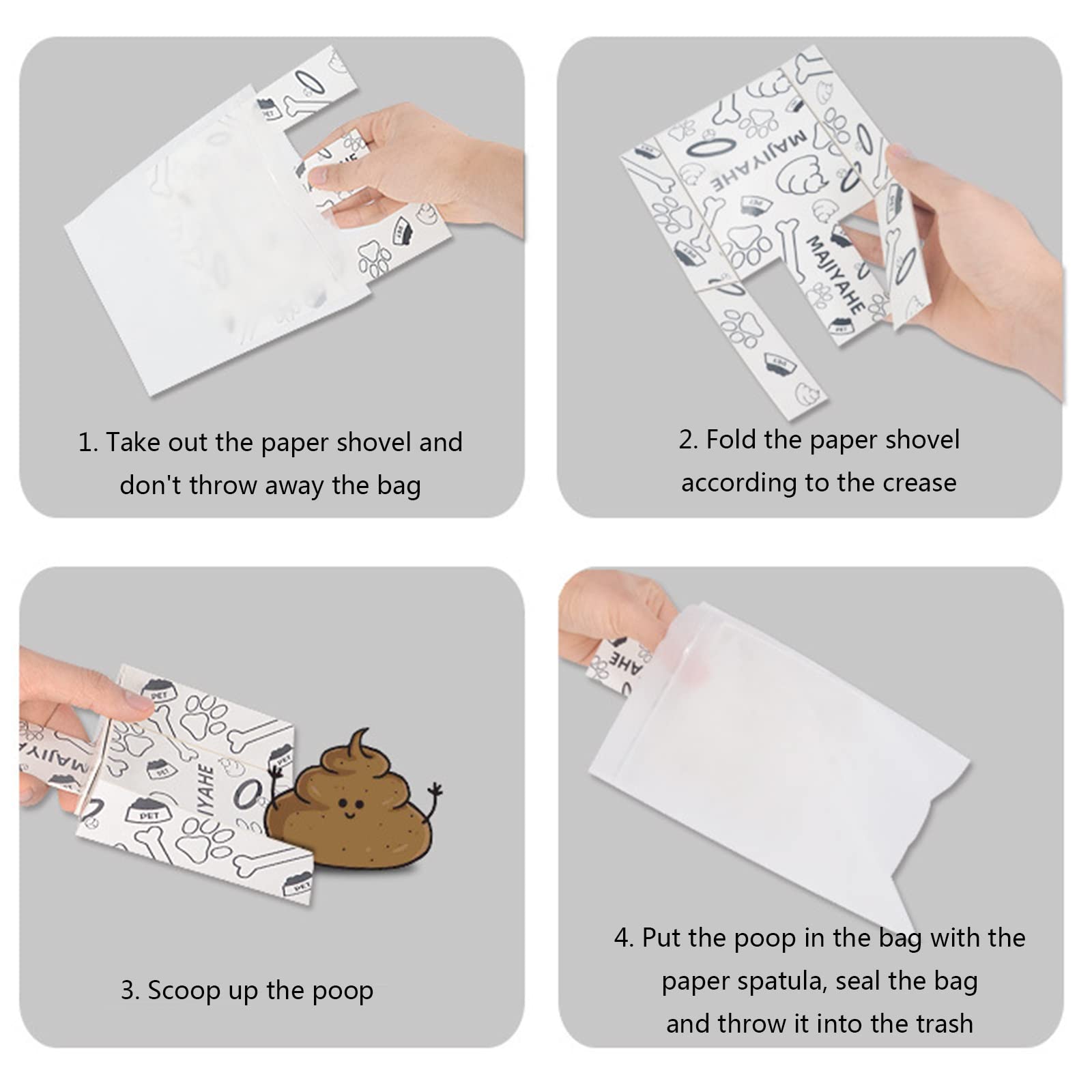 210 Count Dog Waste Bags - Pet Clean Up Scoop Bags For Dogs & Cats, Disposable