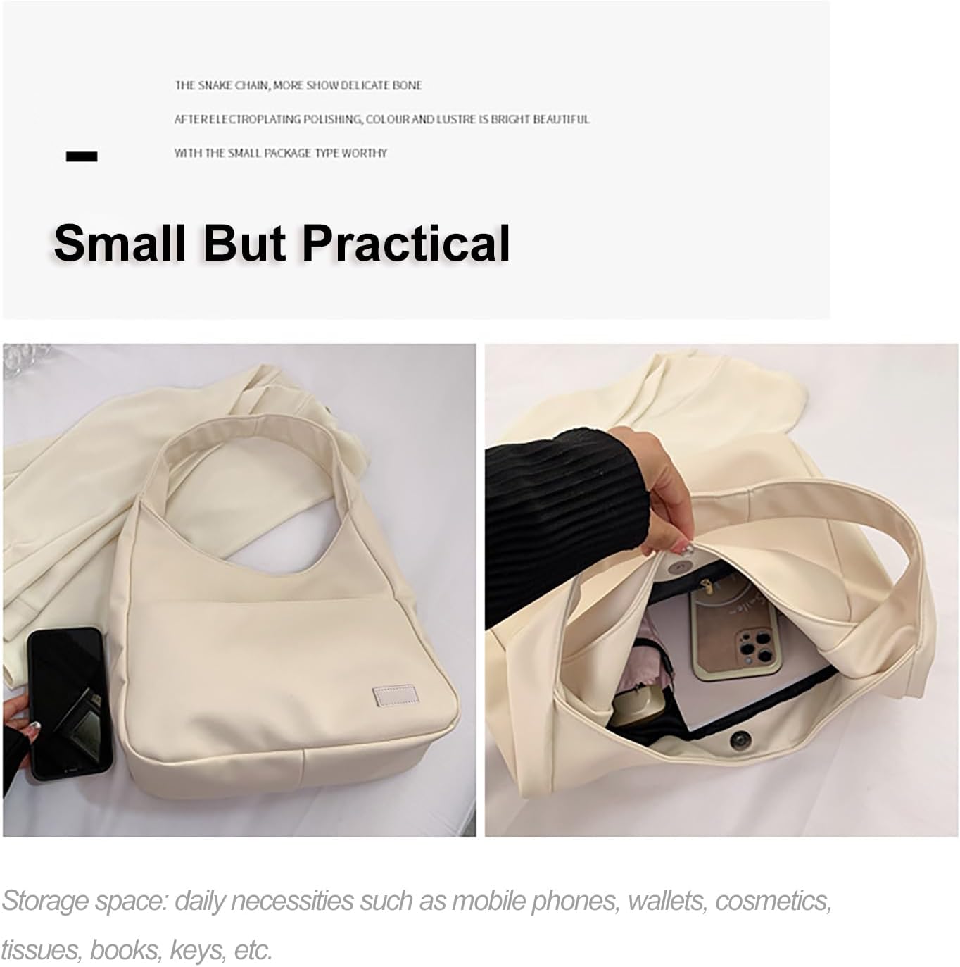 Táska szín és anyag részletei