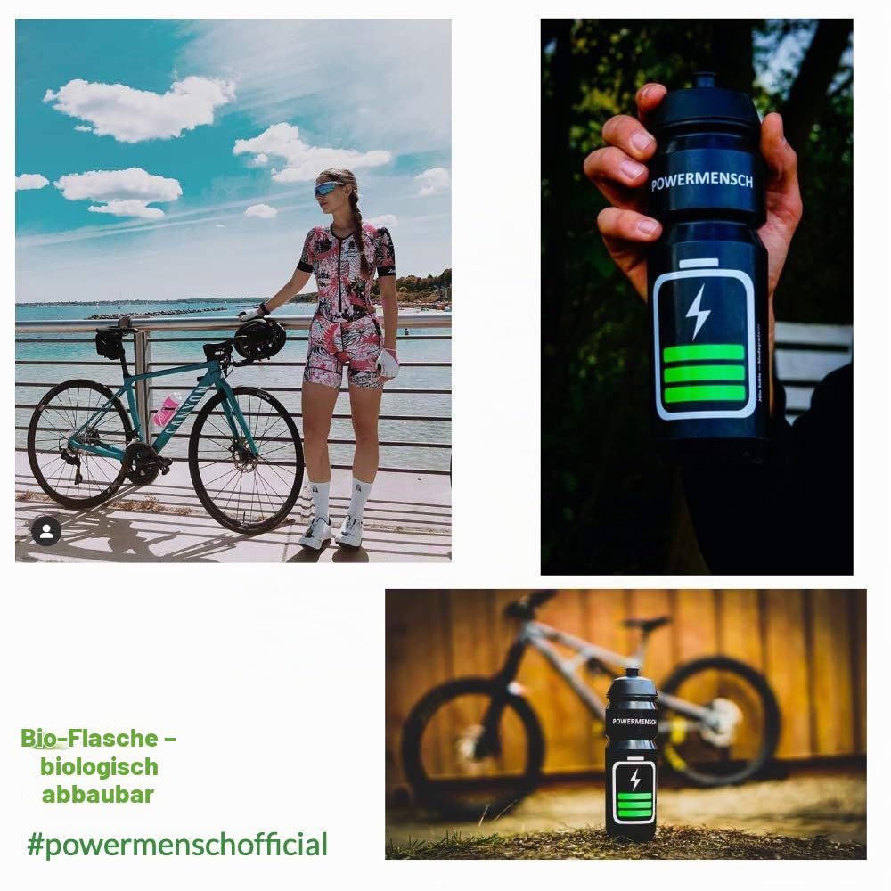 Fahrrad Trinkflasche 750ml BPA-frei – 100% Dichtigkeits-Garantie & Auslaufsicher – Große Radflasche für Rennrad & MTB – 0,75L Geschmacksneutral & Spülmaschinengeeignet – Made in EU Sport & Freizeit