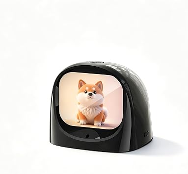 AI Voice Interaction Companion Robot for Car & Desktop, Magnetic Mount Compatible, Smart Chat Display with Expression Screen, Portable Interactive Gadget for Home & Travel