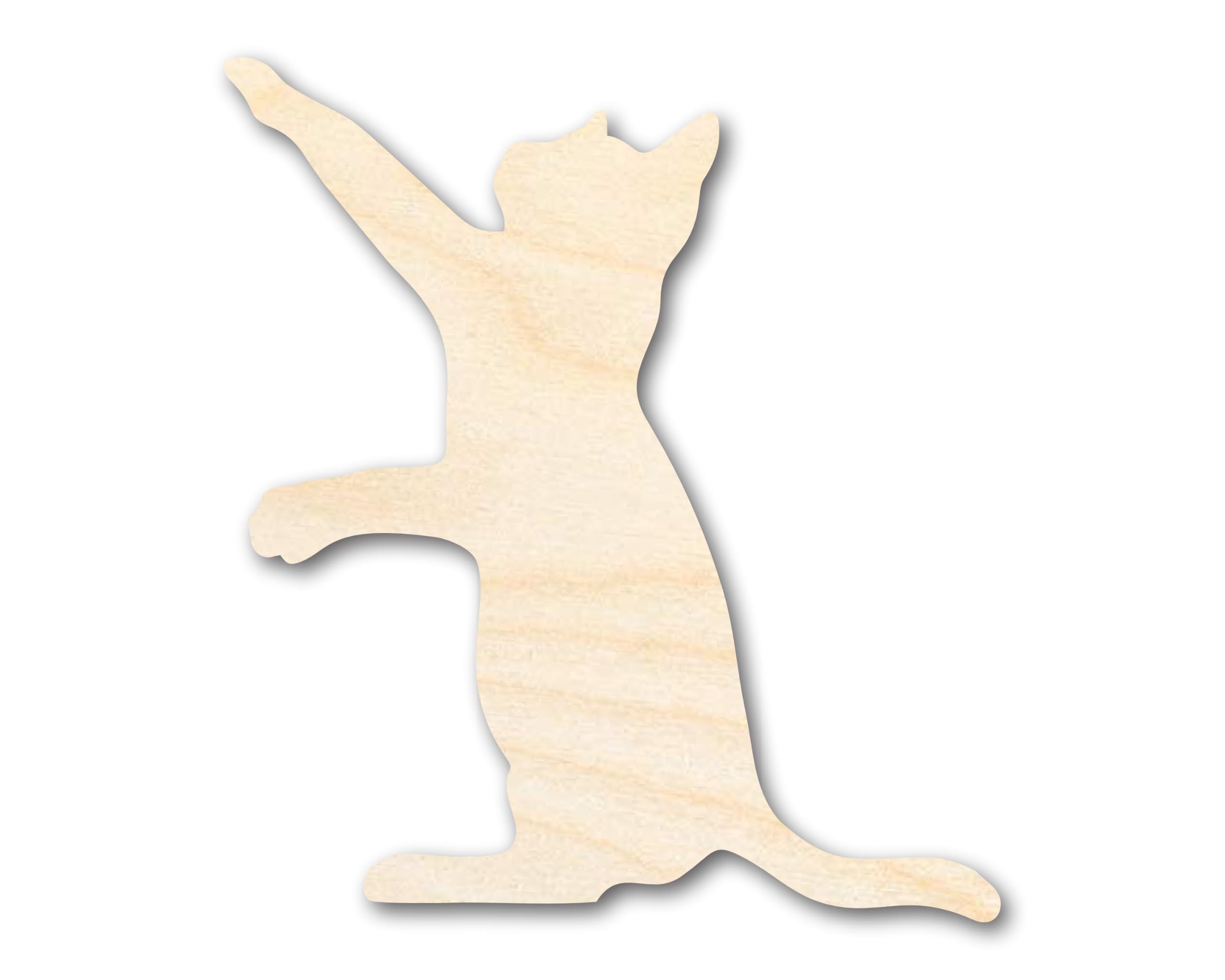 24 Hour Crafts cat shape birch plywood