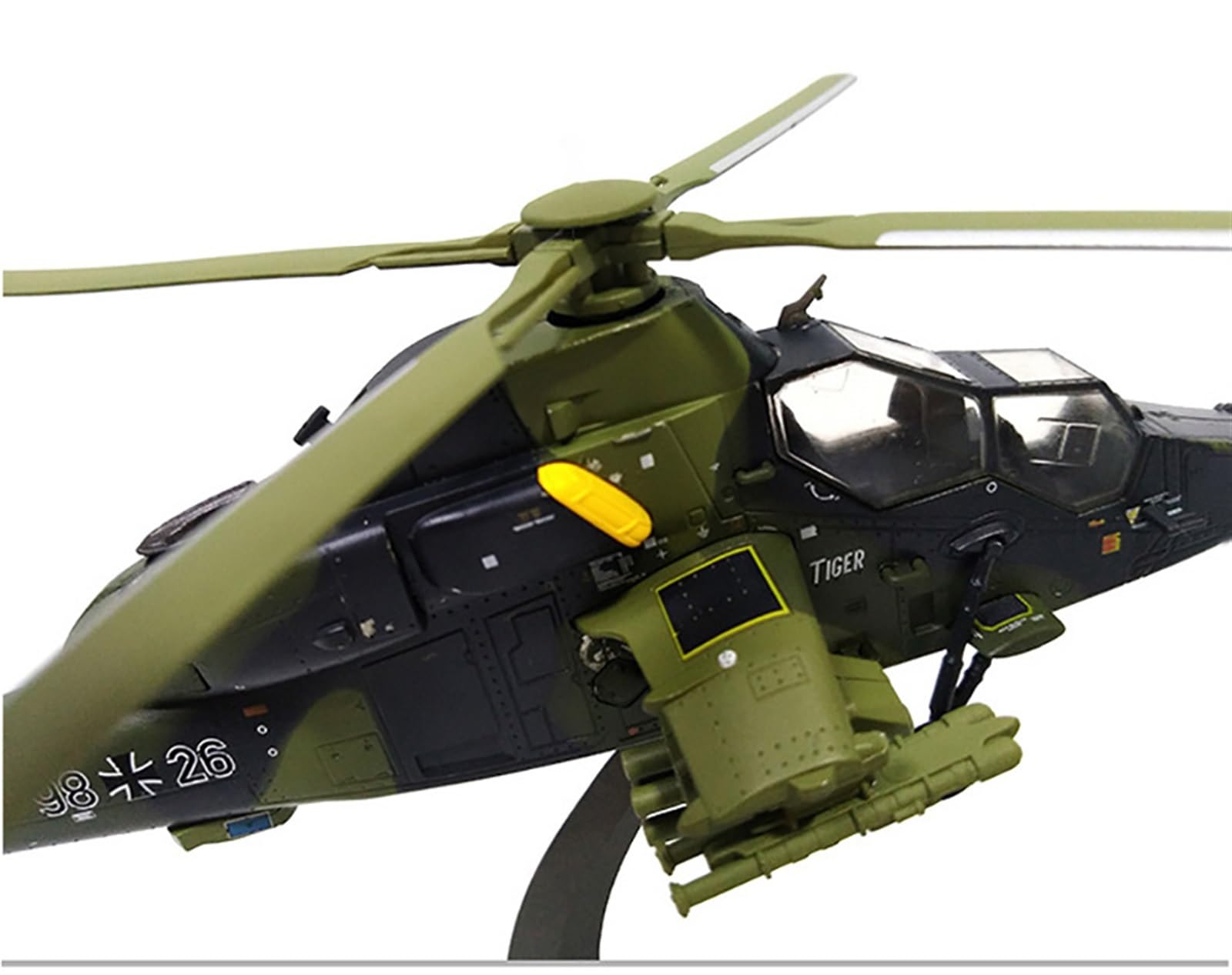 Maquette Hélicoptère Tiger EC665 1:72 – Modèle En Alliage, 19,6 Cm, Chasseur Armée, Collection 14+