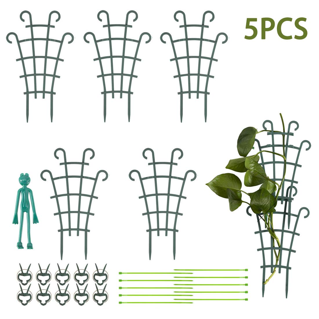 Buy Debecty 5PCS Garden Plant Climbing Trellis Mini Climbing Plant