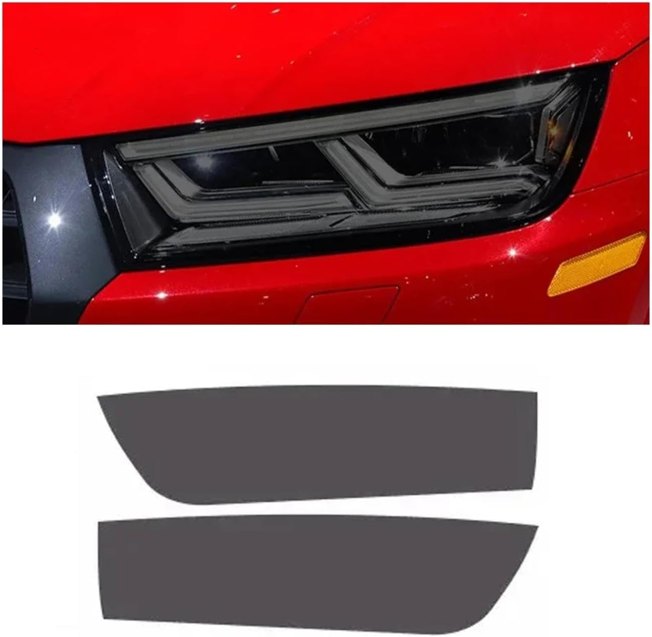 SamLng Car Front Light Film for SQ5 2018 2019 2020 Car Headlight Protective Film Car Front Headlamp Protection Film car Lights Film Headlight Anti-Scratch Non-Yellowing Protective Film
