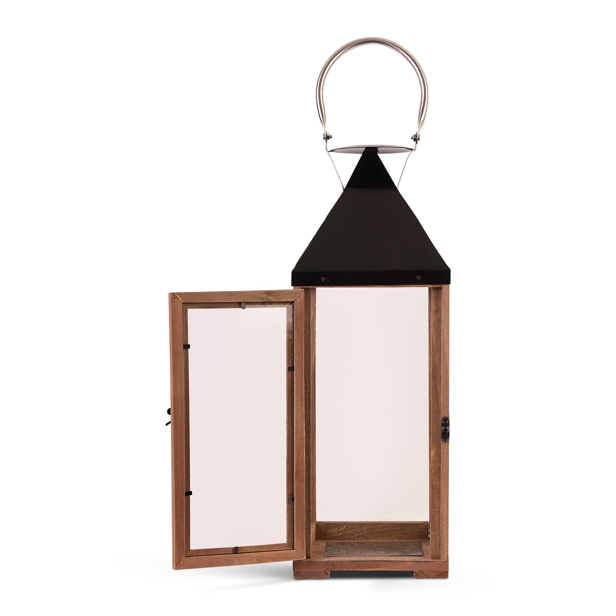 Amazon.co.jp: Zings & ThingzHartford 大型木製キャンドルランタン