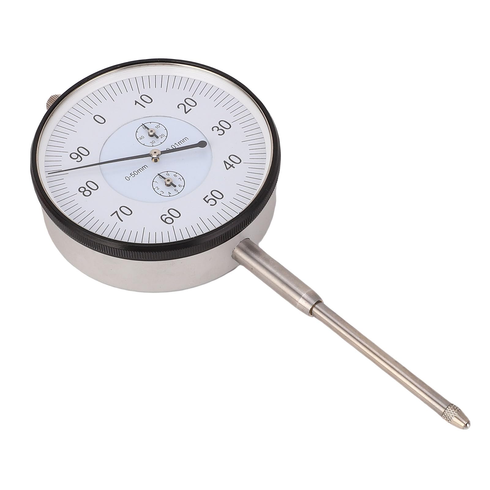 Chrees Medidor de Dial de Alta Precisión de 0,01 Mm con Estructura Estable para Fabricación y Moldes en Material de Acero Inoxidable