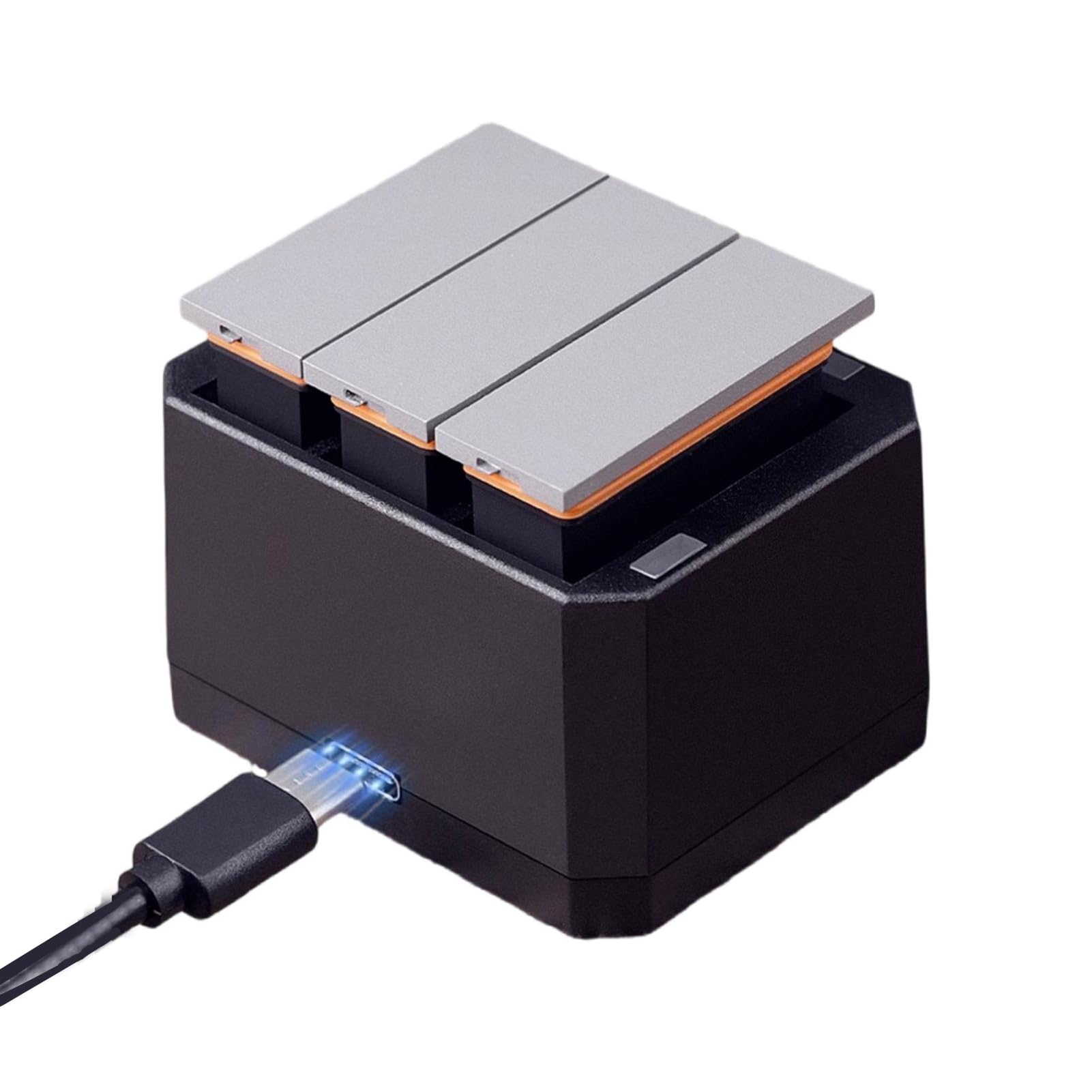 charger 3 canali usb per dji osmo con batterie ricaricabili 3 pack