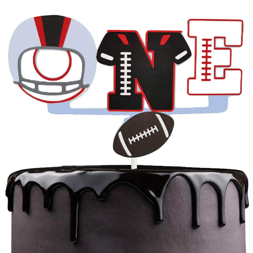 Buy Football First Birthday Cake Topper, Sport Party Cake Decor, Sport