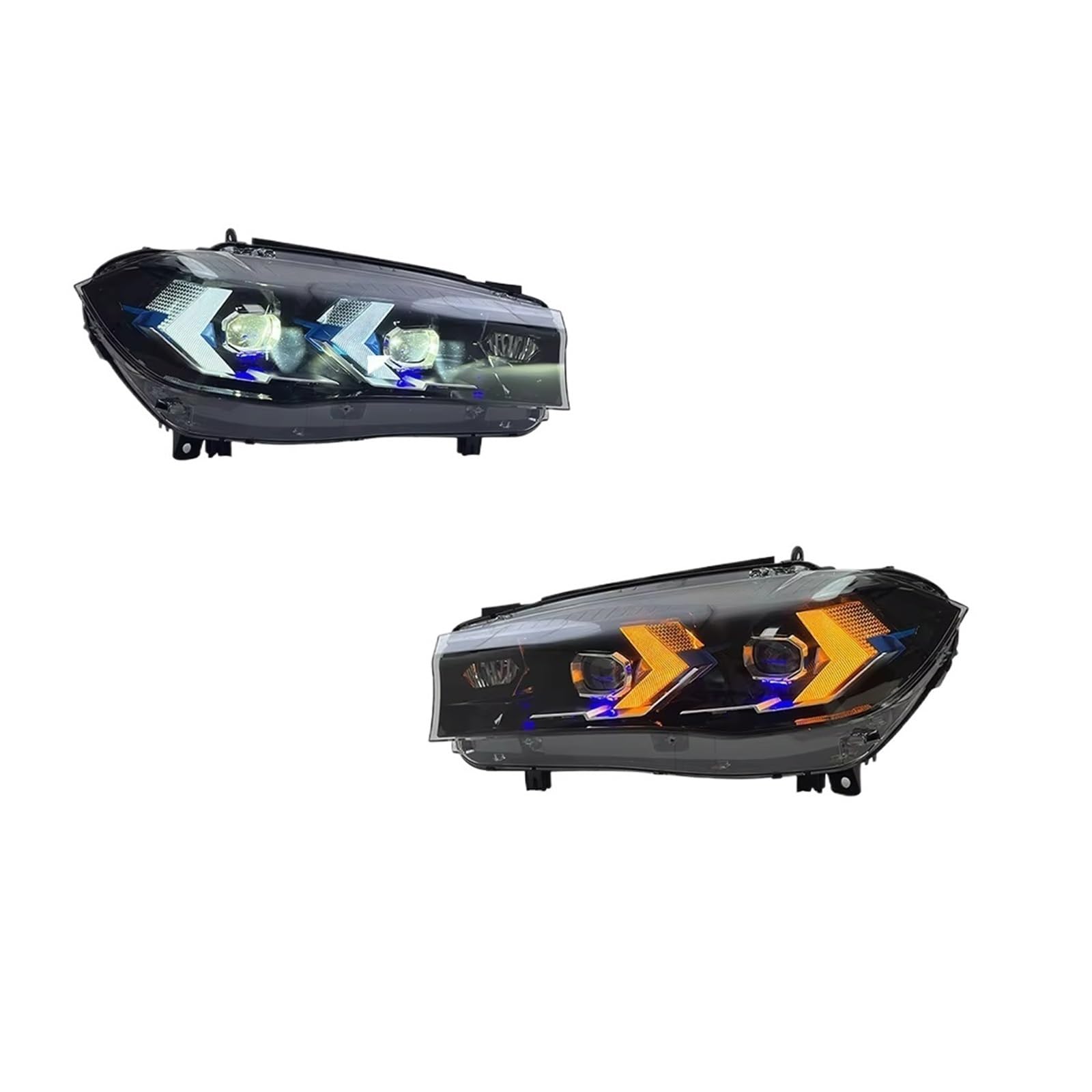 FARO PRINCIPAL Para X5 Para X6 F15 F16 2014-2018 Auto Antiniebla DRL Freno Señal De Giro Lámpara Faro Conjuntos De Luces Faros Delanteros(LED,EU)
