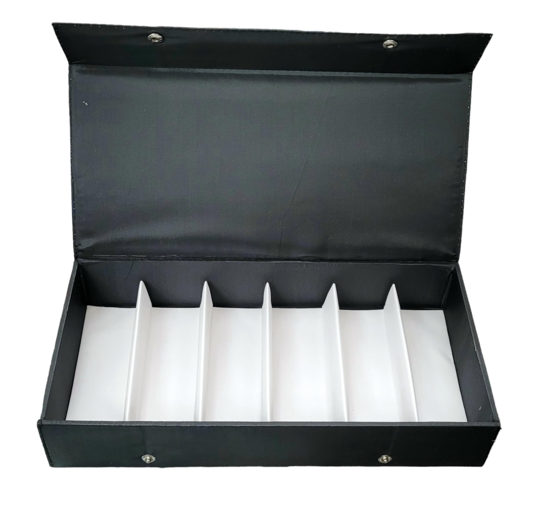 Sunglass and Eyewear Storage organizer Case and Boxes for 6pcs storage compartment in Beige WHITE color for Men and Women B 6-image-42