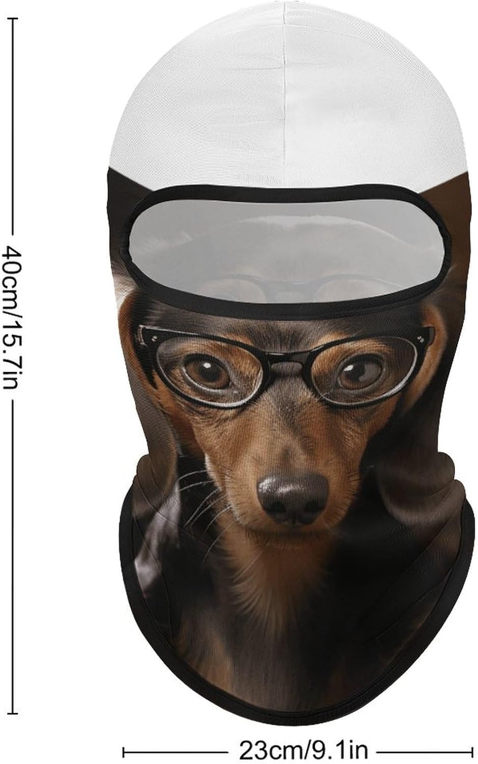 Balaclava Face Mask for Men Women Sun Protection Full Face Cover | Breathable Dachshund Book Full Face Mask Windproof Ski Mask Motorcycle Helmet Lining for Outdoor Sport Cycling