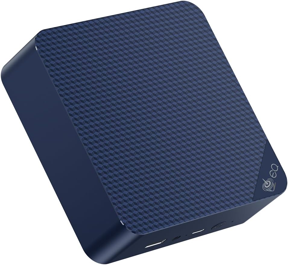 Beelink EQ14 Mini PC with Processor N150,16G DDR4 500G SSD Mini Desktop Computer, WiFi6, BT5.2 Dual HDMI, Dual LAN 2.5G Ports Mini Computer