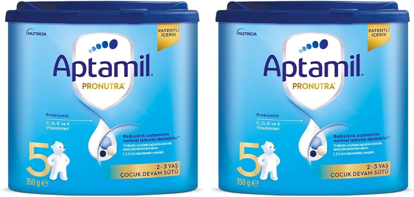 Aptamil 5 Prebiyotikli Çocuk Devam Sütü 350 Gr (2 paketi)