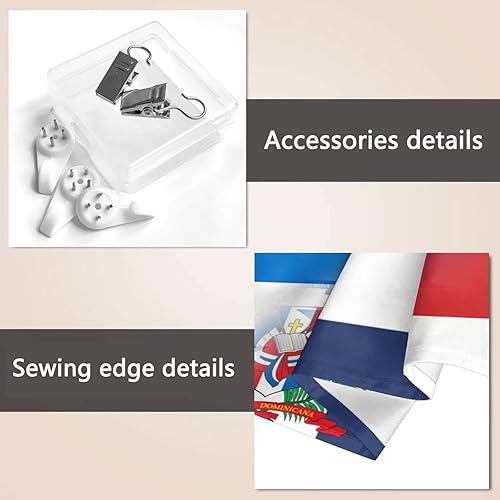 Miniatura 5 de Tapiz de mitad de Honduras con bandera de la mitad de República Dominicana para colgar en la pared, decoración de sala de estar y dormitorio, 80 x