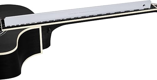 Muzikion Cuello de guitarra de 0.157 in de grosor, borde recto con muescas, herramienta profesional de mantenimiento de cuello de guitarra, Muzikion Cuello de guitarra de 0.157 in de grosor, borde recto con muescas, herramienta profesional de mantenimiento de cuello de guitarra,