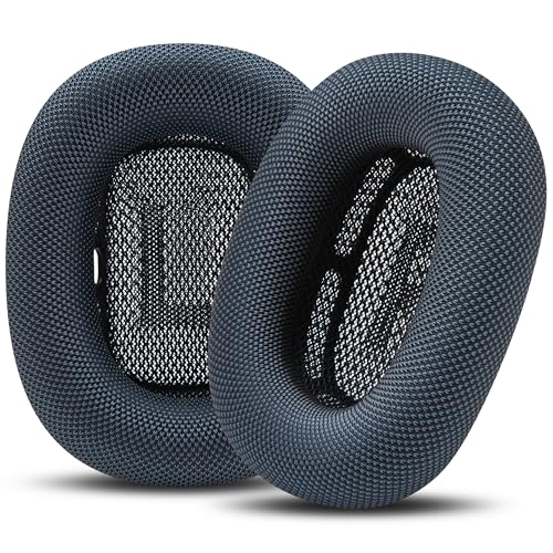 WC PadZ Max Ear Cushions Compatible with AirPods Max 1 & 2 Made by Wicked Cushions | Soft Fabric Enhanced Comfort & Unique Style | Midnight