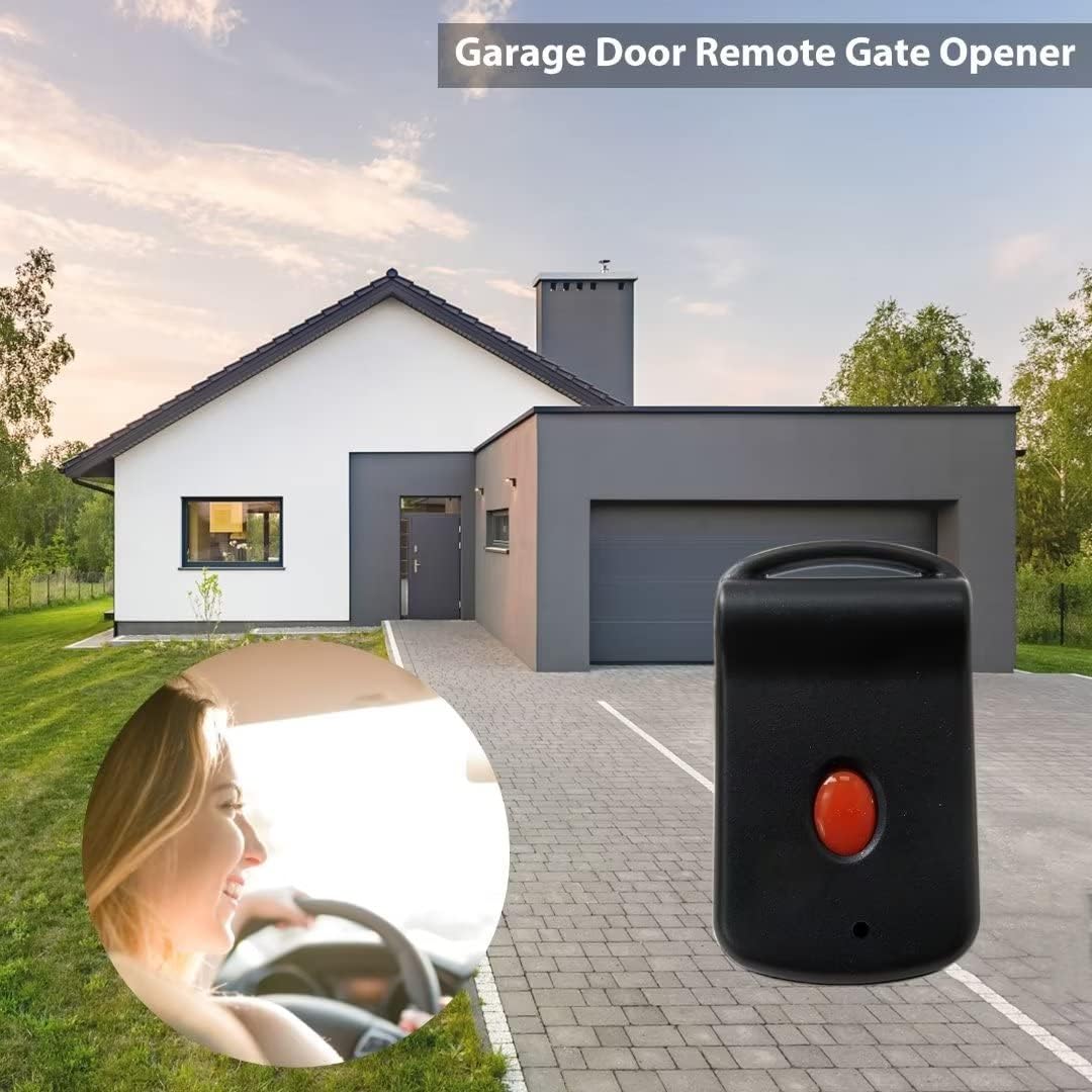 for Multicode 3089 Linear 3089 Garage Door Remote Opener (308911, MCS308911 300mhz) Black