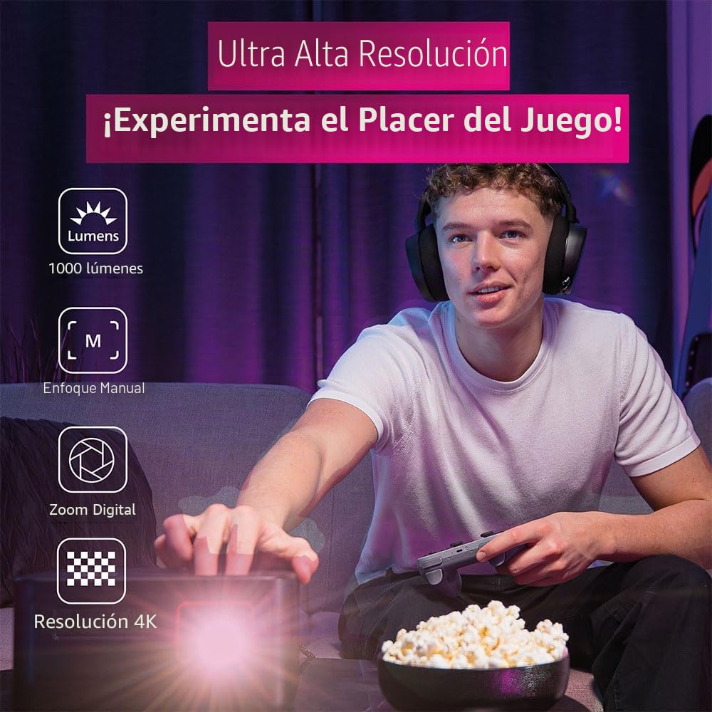 Videoproiettore - PHILIPS - Gamepix 900 - 4K UHD - 1000 ANSI lumen - LED - 120