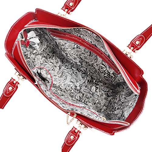 McKleinUSA red leather tote bag – image 3