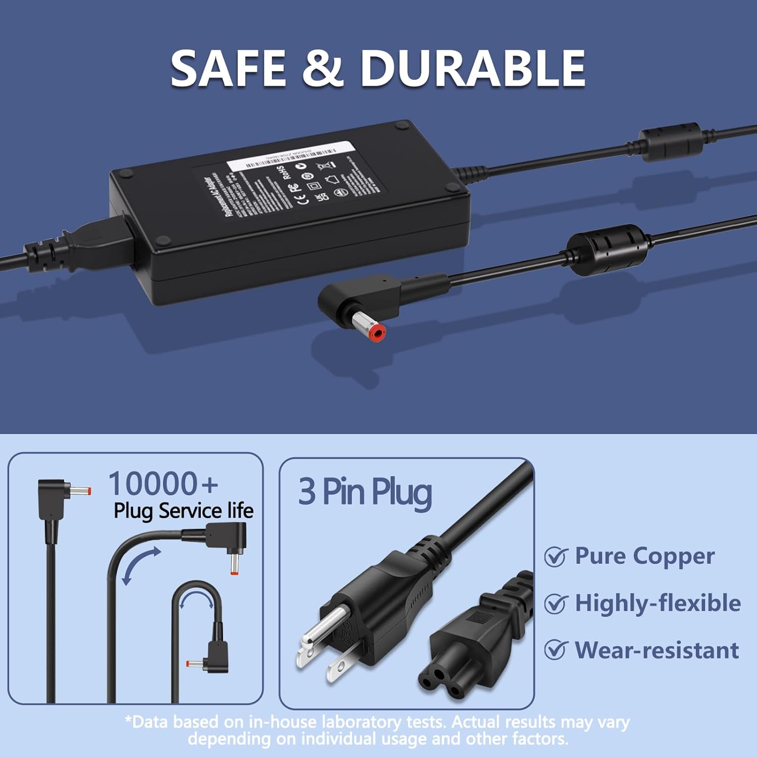 19.5V 9.23A 180W for Acer Laptop Charger Compatible with Acer Nitro 5 7 AN515-57 AN515-55 53 Predator Helios 300 G3-571 PH315-52 Triton 300 Series Laptop Power Adapter-5.5 * 1.7MM