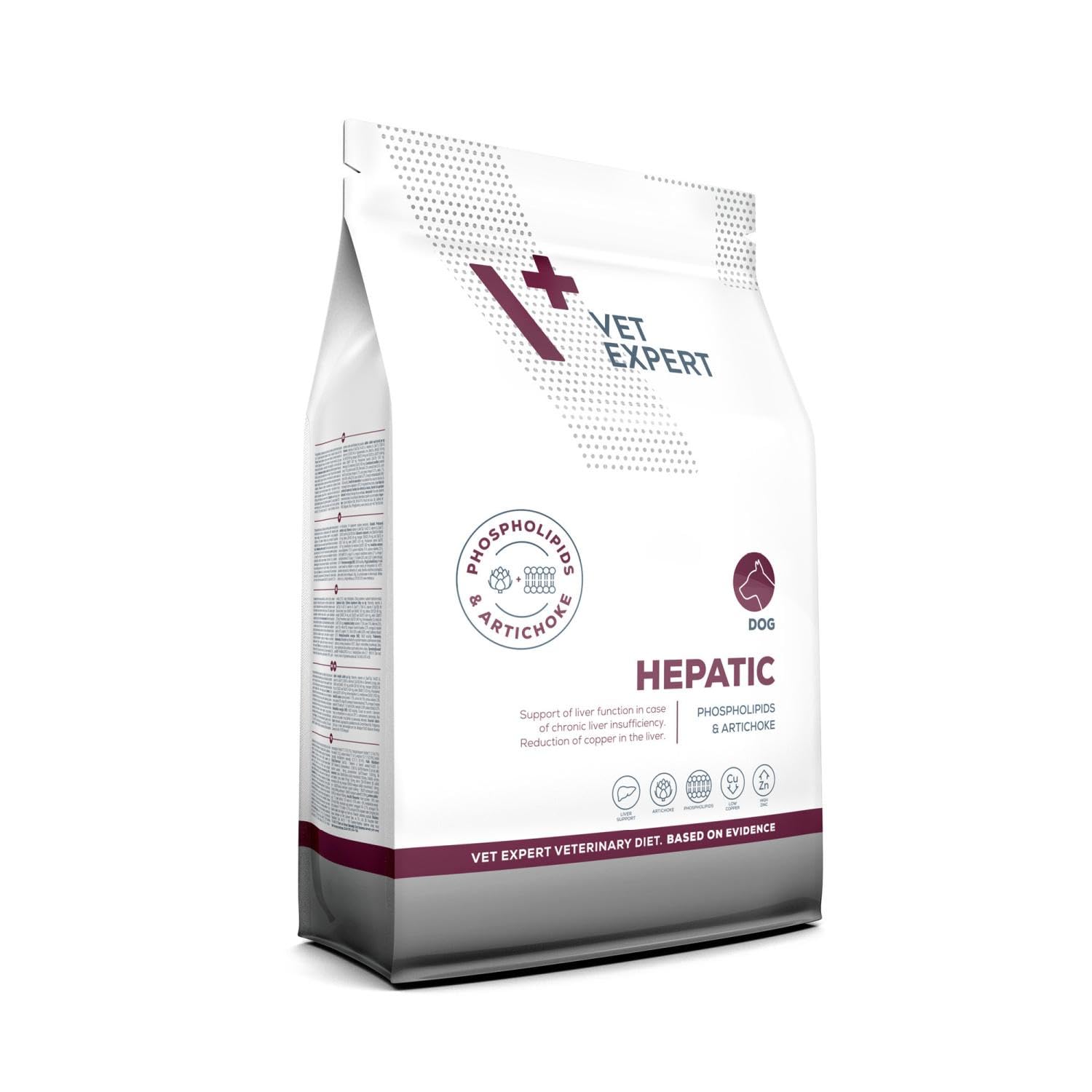 VET EXPERT HEPATIC DOG 2 kg - sucha karma weterynaryjna dla psów z przewlekłą niewydolnością wątroby